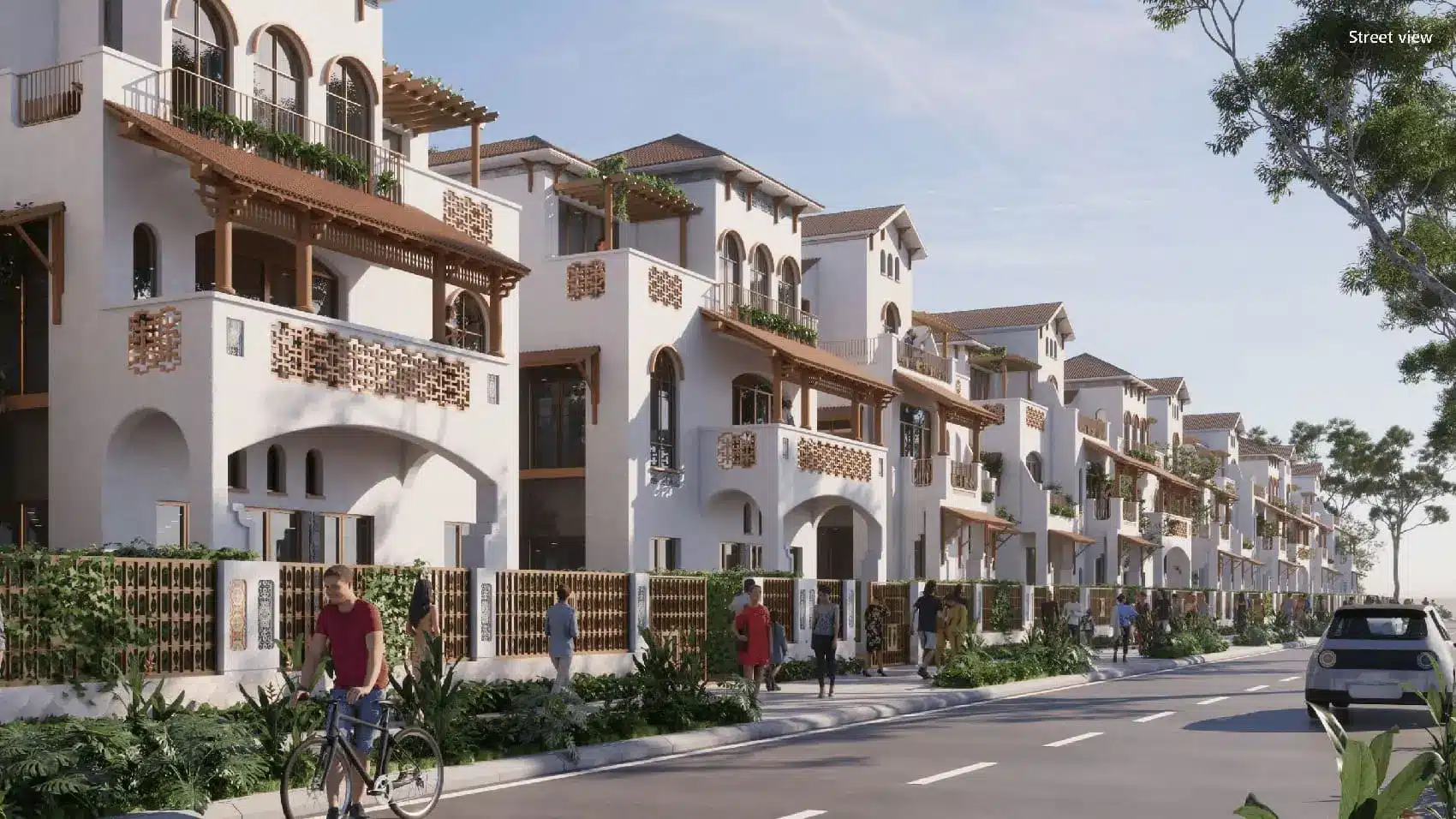 Dự án Blanca City với kiến trúc độc đáo kết hợp giữa văn hóa Đông – Tây, mang lại không gian sống sang trọng và hiện đại.