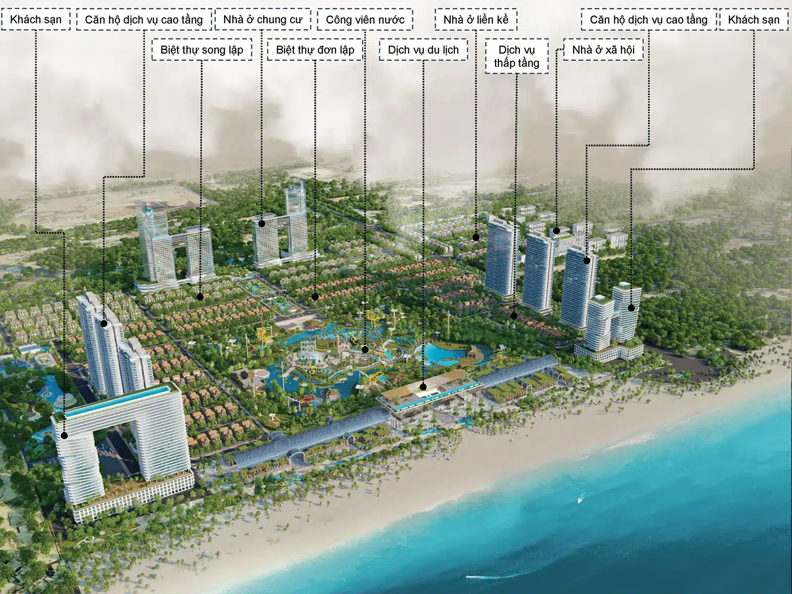 Dự án Sun Group Vũng Tàu: Khu đô thị ven biển với thiết kế hiện đại, tiện ích đẳng cấp.
