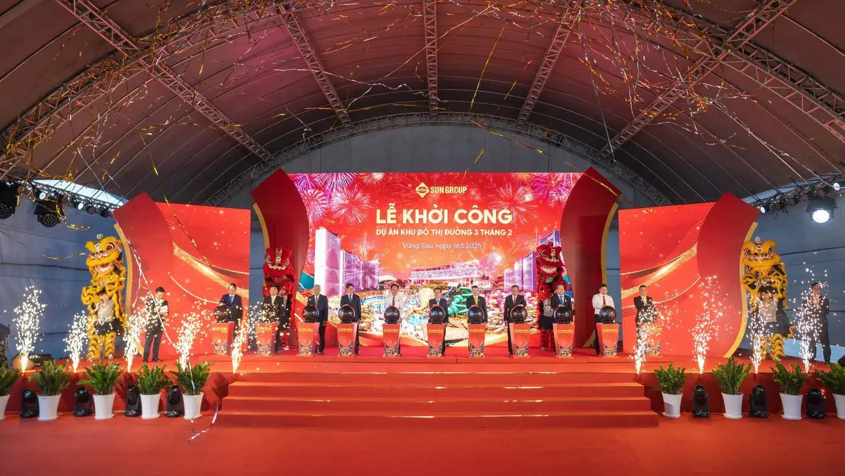 Lễ khởi công dự án Blanca City tại Vũng Tàu, đánh dấu bước phát triển mới cho thành phố biển.