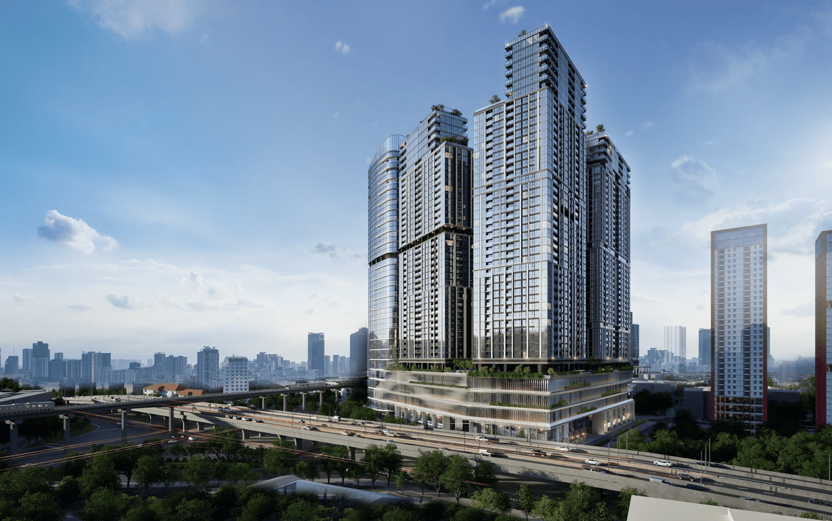 Sun Feliza Suites tọa lạc tại vị trí kim cương ngã tư Phạm Hùng – Xuân Thủy, Cầu Giấy.